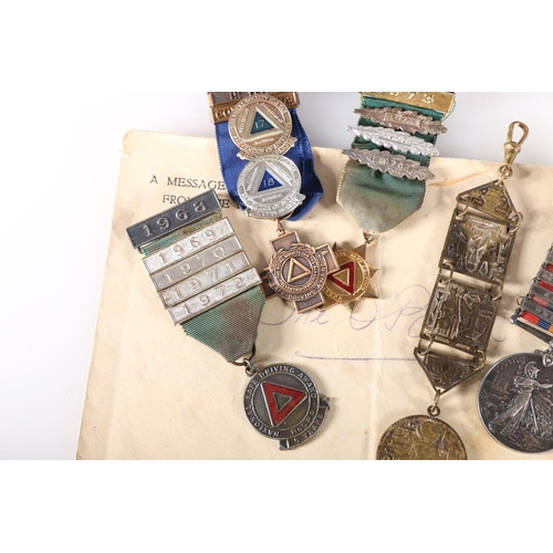 748 - Medals of 8463 and 18453 Private T O'Brien of the Volunteer Company King's Own Scottish Borderers an... 