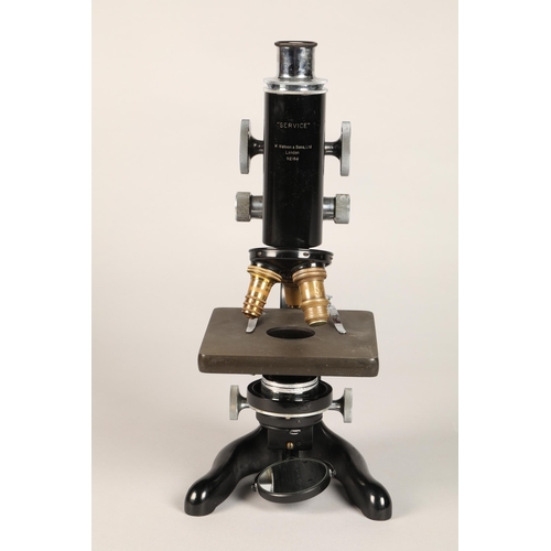 221 - Boxed microscope and accessories, 