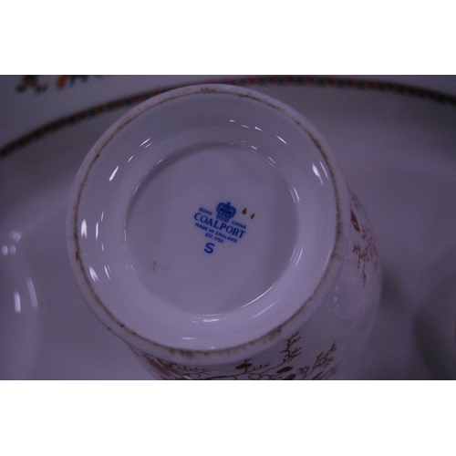 111 - Havilland for Limoges porcelain ashet retailed by HG Stevenson of Manchester, and a Coalport vase an... 