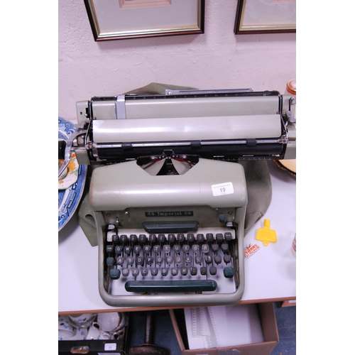 19 - Imperial 66 typewriter.