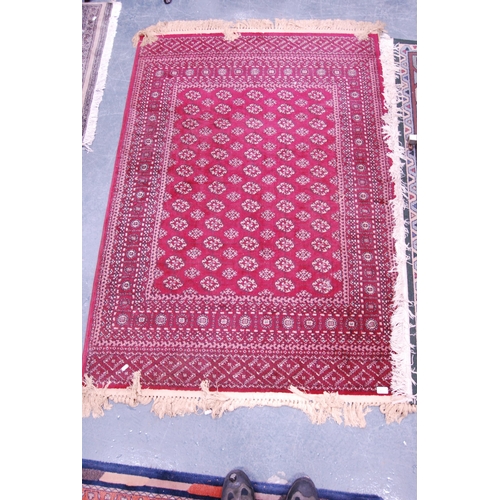 417 - Turkoman machine-made rug.