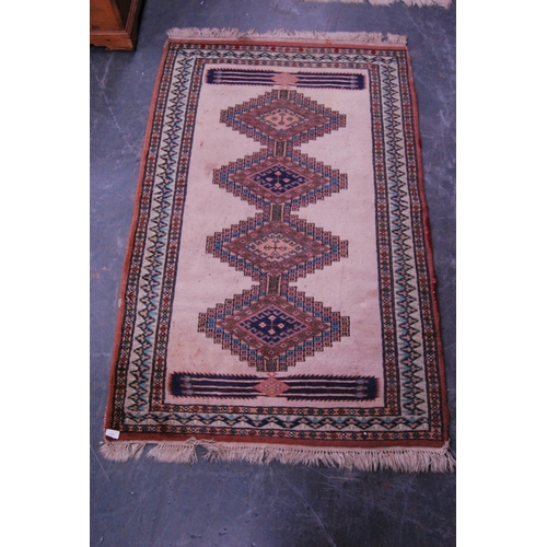 449 - Afghan hand-knotted rug.