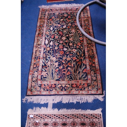 468 - Turkish-style machine-made rug and another, Persian-style.  (2)