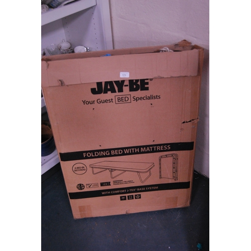 171 - Jay-Be folding bed (no mattress), boxed.