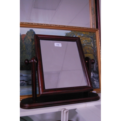 178 - TurnerThe RiverSigned, oil, two other prints, a wall mirror and a dressing table mirror, Bob Lees fr... 