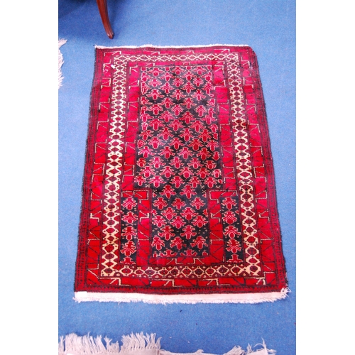 487 - Belouch hand-knotted rug.