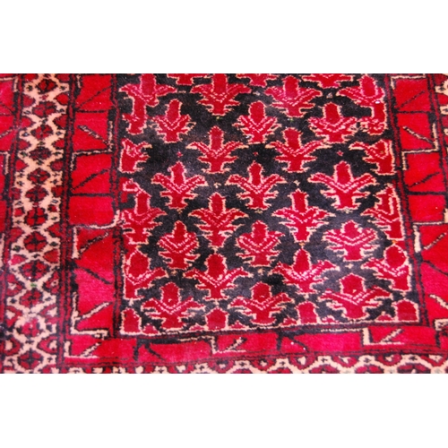 487 - Belouch hand-knotted rug.