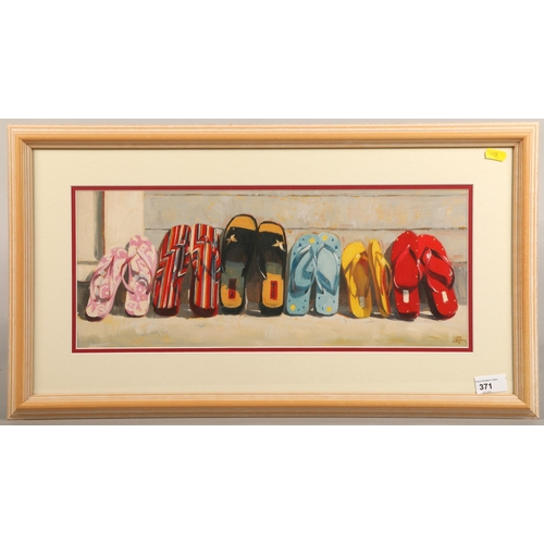 371 - Framed Print of shoes