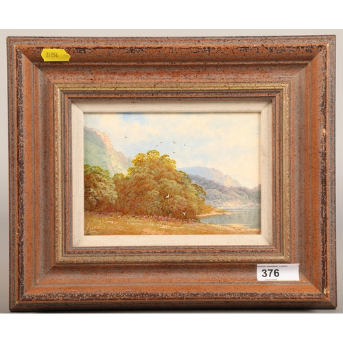 376 - AG Kurtis oil on canvas landscape