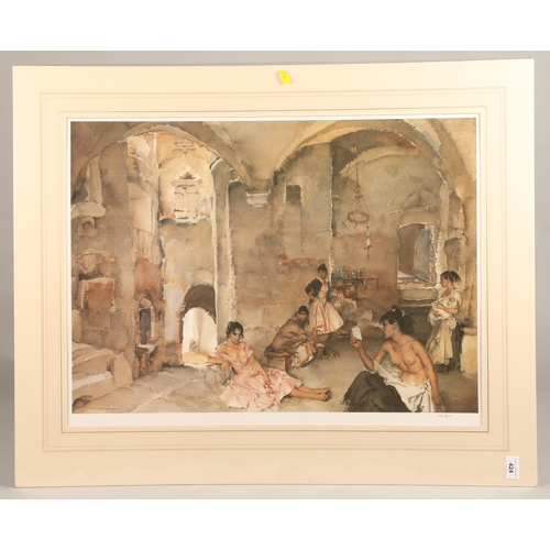 424 - W. Russell Flint, ltd. ed. print 282/850 unframed in mount