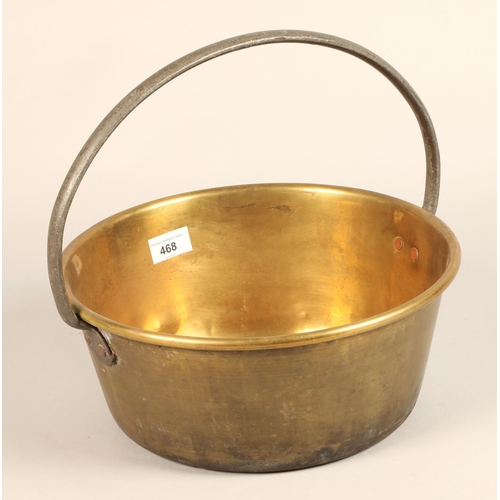 468 - Brass jelly pan