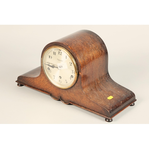 521 - Morath Bros Liverpool mantle clock