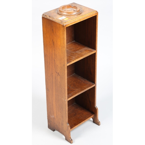 522 - Smokers stand/bookcase 80 x 19 x 25 cm