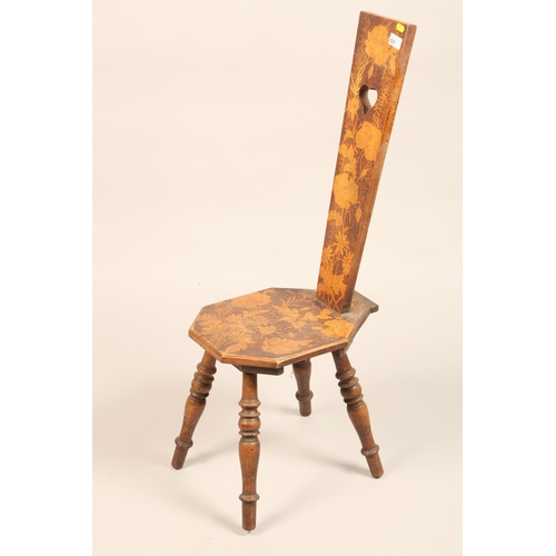 531 - Spinning poker work chair