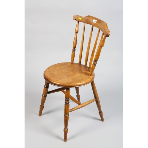 575 - Pair of oak dining chairs (2)