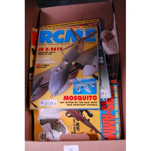 78 - Carton containing collector's magazines.