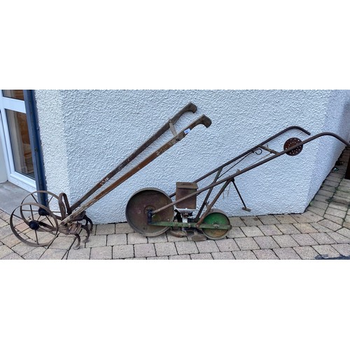 496 - Two wheeled garden cultivators (2)