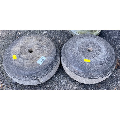 484 - Pair of curling stones