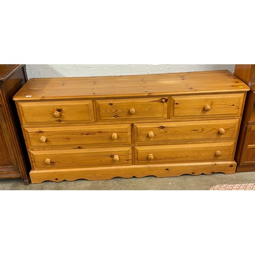 559 - Pine multi chest 171 x 46 x 79 cm