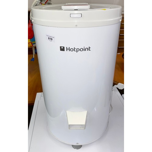 619 - Hotpoint small upright washing machine