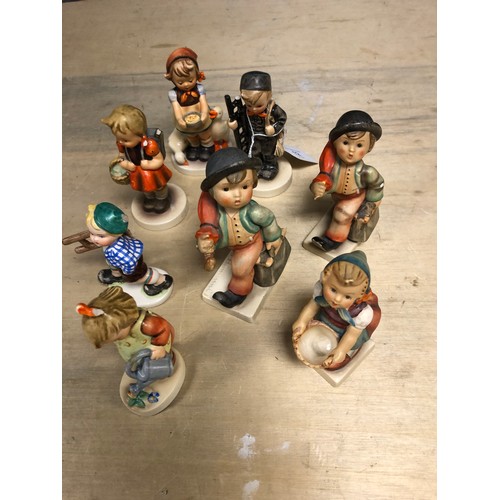 12 - Twelve Hummel figures