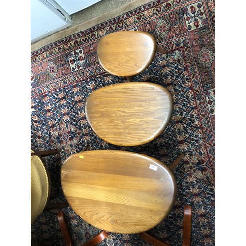 595 - Ercol nest of three tables (3)