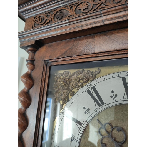 152 - Eight day longcase clock 'William Gardner in Uxbridge fecit' with 10