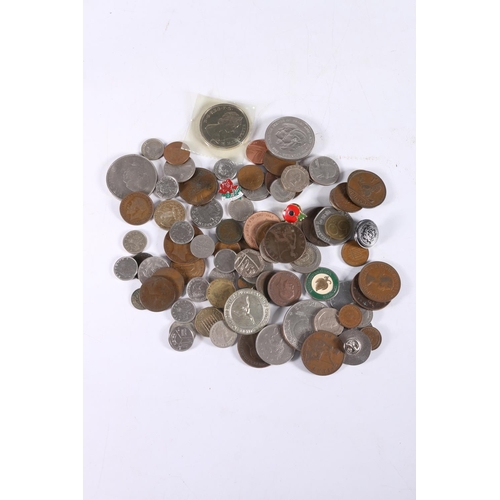 671 - Coins to include a UNITED STATES OF AMERICA USA Eisenhower dollar 1976, UK 500 grade silver coins, a... 