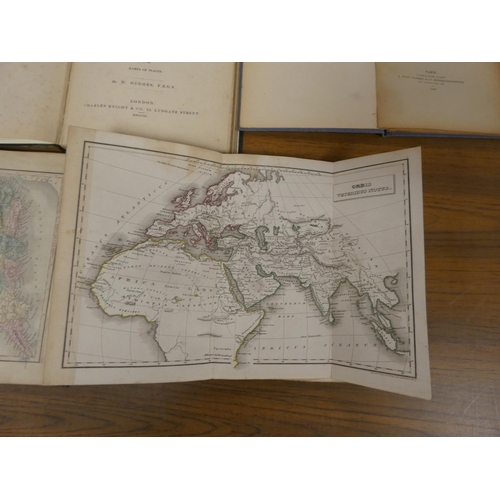 77 - HUGHES W.  The Illuminated Atlas of Scripture Geography. Double page eng. col. maps. Small quarto. O... 