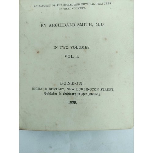 80 - SMITH ARCHIBALD.  Peru As It Is, A Residence in Lima & Other Parts of the Peruvian Republic. 2 v... 