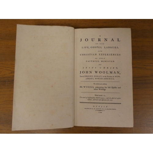 83 - CLARKSON THOMAS.  Memoirs of the Private & Public Life of William Penn. 2 vols. Half t... 