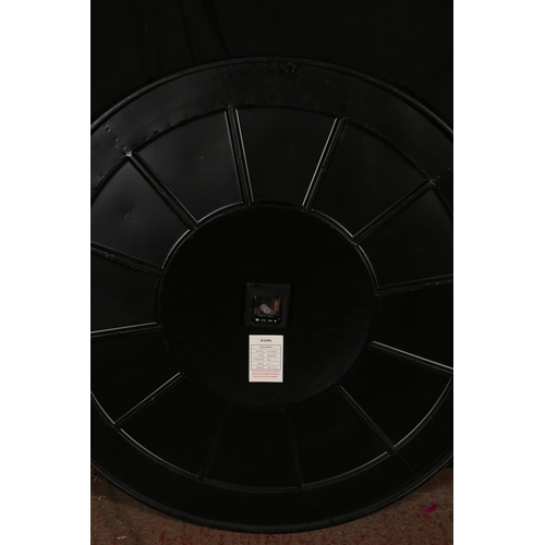 816 - Large circular wall clock 'Station Kensington', 100cm diameter.