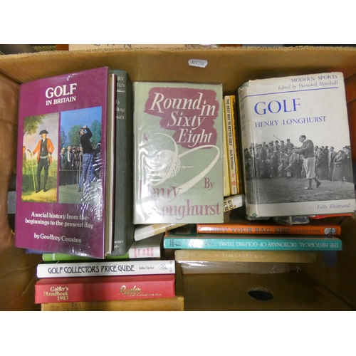 101 - Golf.  A carton of various vols. 