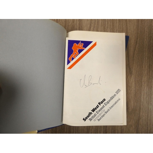 112 - BONINGTON CHRIS.  Everest the Hard Way, Illus. D.w. Signed by Bonington & Doug Scott. ... 