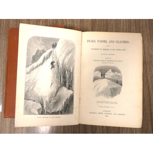 117 - KENNEDY E. S. (Ed).  Peaks, Passes & Glaciers. Second Series, vol. 1. Illus. Orig. clo... 