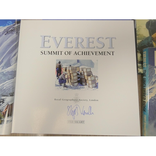 119 - Mount Everest.  Everest the Cruel Way by Joe Tasker, d.w., 1981 & 5 other illus. vols.... 