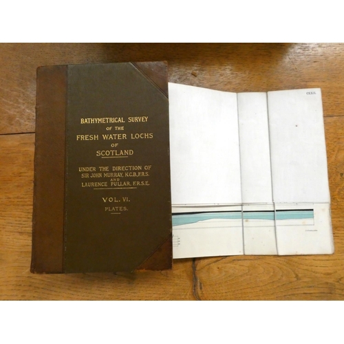 134 - MURRAY SIR J. & PULLAR L.  Bathymetrical Survey of the Scottish Fresh-Water Lochs. Vols. 1 (in d... 