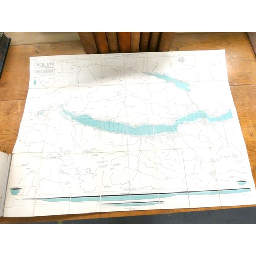 134 - MURRAY SIR J. & PULLAR L.  Bathymetrical Survey of the Scottish Fresh-Water Lochs. Vols. 1 (in d... 