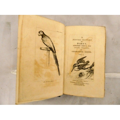 154 - SMITH CHARLOTTE.  A Natural History of Birds Intended Chiefly for Young Persons. 2 vols. in one. Eng... 