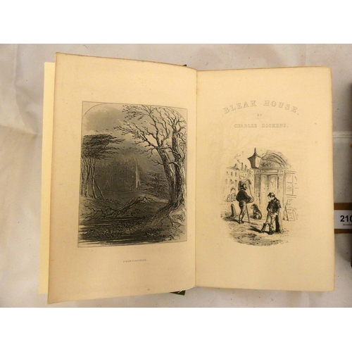 210 - DICKENS CHARLES.  The Posthumous Papers of the Pickwick Club. Eng. frontis, title (Veller to signboa... 