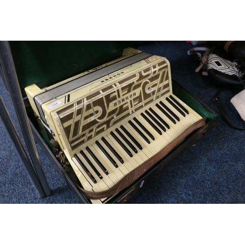 124 - Hohner Verdi III accordion.