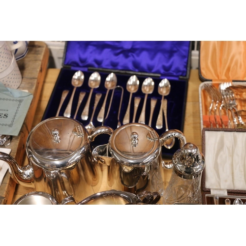 167 - EP ware to include teaware, flatware, etc.