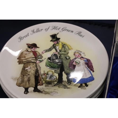 83 - Wedgwood The Street Sellers of London Series collectors' plates.