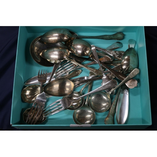 78 - EPNS, and other, flatware.