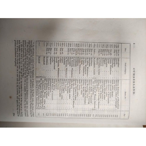 161 - LYSONS D. & S.  Magna Britannia - Volume the Fourth Containing Cumberland. Fldg. &... 