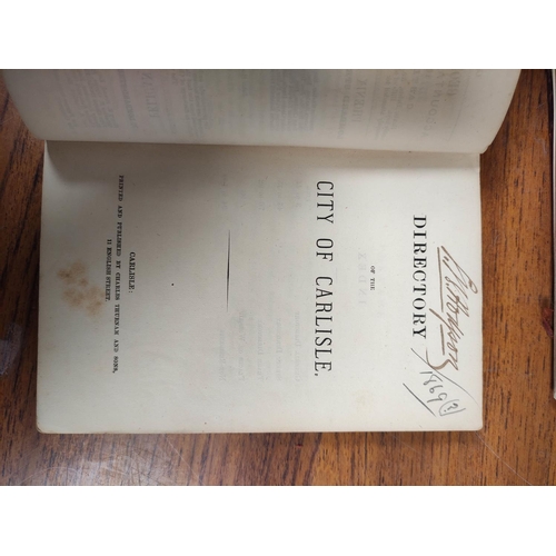 164 - JOLLIE F. & SONS (Pubs).  Cumberland Guide & Directory, Part the First. Fldg. eng. plan &... 