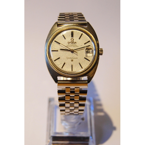 99 - Omega Constellation Chronometer automatic gent's wristwatch, c. 1970s, in stainless steel case with ... 