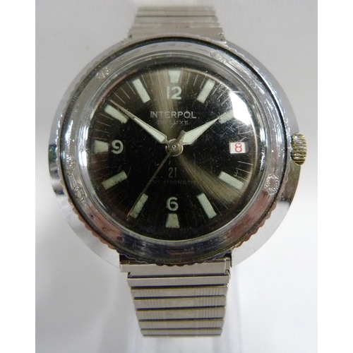 115 - Sicura 23 jewels Superwaterproof 400 vacuum tested manual wind diver's watch, c. 1960s, case diamete... 