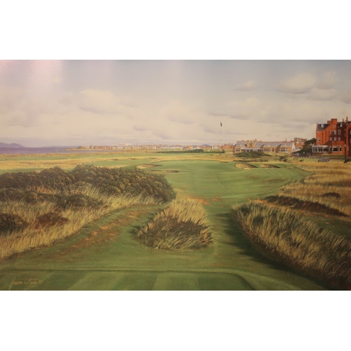 GRAEME BAXTER, The Gleneagles Hotel Kings Course golfing print