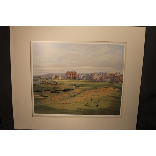 GRAEME BAXTER, The Gleneagles Hotel Kings Course golfing print